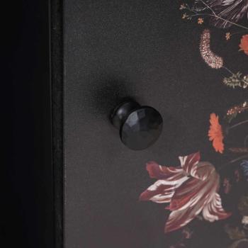 ARDEBO.de - Stauraumschränke Mehrfarbig 80 x 33,5 x 75 cm Massivholz Mango