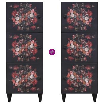 Stauraumschränke Mehrfarbig 40 x 33,5 x 110 cm Massivholz Mango