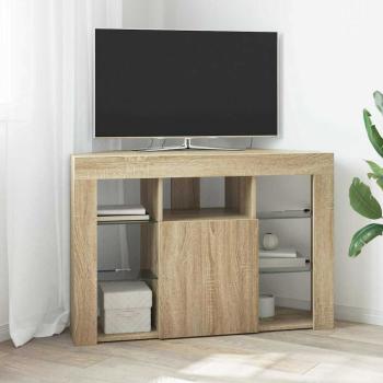 ARDEBO.de - Eck-LED-TV-Schrank Sonoma-Eiche 105 x 40 x 68 cm Holzwerkstoff