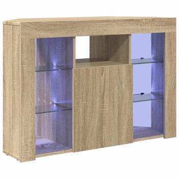Eck-LED-TV-Schrank Sonoma-Eiche 105 x 40 x 68 cm Holzwerkstoff