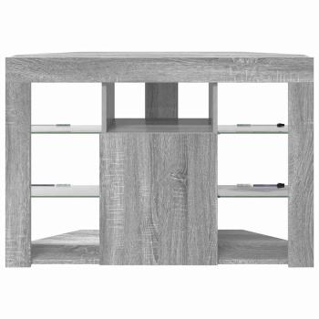 Eck-LED-TV-Schrank Graues Sonoma 105 x 40 x 68 cm Holzwerkstoff