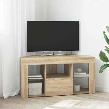 ARDEBO.de - Eck-LED-TV-Schrank Sonoma-Eiche 105 x 40 x 68 cm Holzwerkstoff