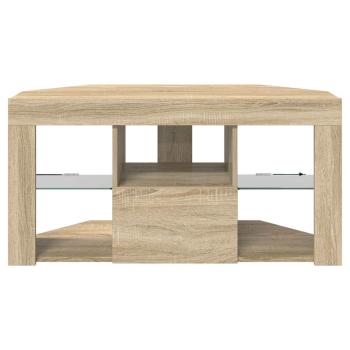 Eck-LED-TV-Schrank Sonoma-Eiche 105 x 40 x 68 cm Holzwerkstoff