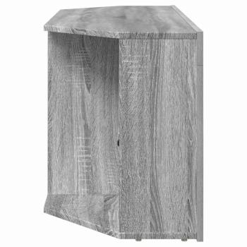 Eck-LED-TV-Schrank Graues Sonoma 105 x 40 x 68 cm Holzwerkstoff
