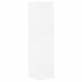 Eckschrank Weiß 25,5x25x102cm Holzwerkstoff