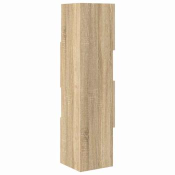 Eckschrank Weiß 25,5x25x102cm Holzwerkstoff
