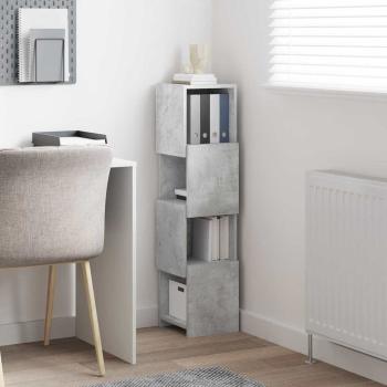 Eckschrank 25,5x25x102cm Holzwerkstoff Beton Grau