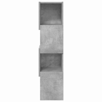 Eckschrank 25,5x25x102cm Holzwerkstoff Beton Grau