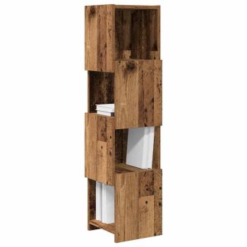 Eckschrank Weiß 25,5x25x102cm Holzwerkstoff