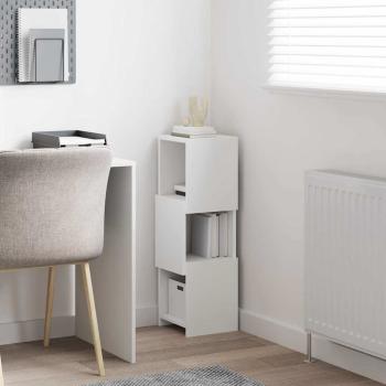 Eckschrank Weiß 25,5x25x80cm Holzwerkstoff