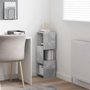 Eckschrank 25,5x25x80cm Holzwerkstoff Betongrau