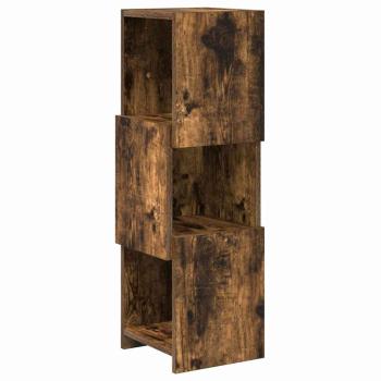 Eckschrank Weiß 25,5x25x80cm Holzwerkstoff