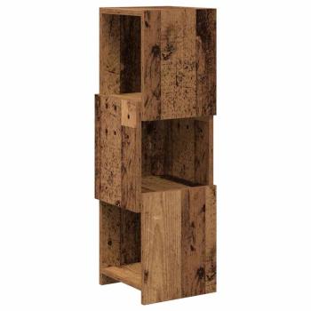 Eckschrank Weiß 25,5x25x80cm Holzwerkstoff