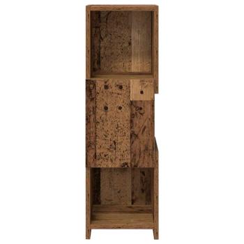 Eckschrank Weiß 25,5x25x80cm Holzwerkstoff