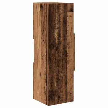 Eckschrank Weiß 25,5x25x80cm Holzwerkstoff