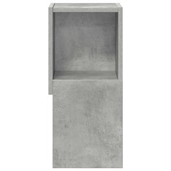 Eckschrank 25,5x25x55cm Holzwerkstoff Betongrau