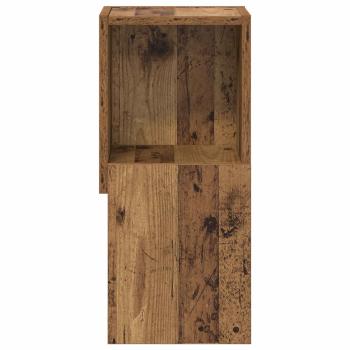 Eckschrank 25,5x25x55cm Holzwerkstoff Altholz