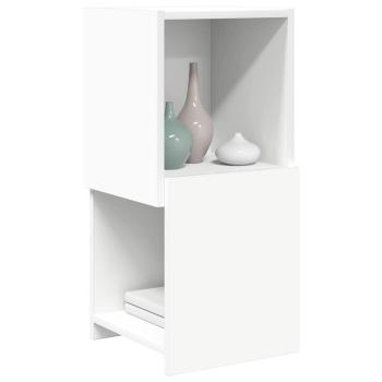 ARDEBO.de - Eckschrank Weiß 30,5x30x65cm Holzwerkstoff