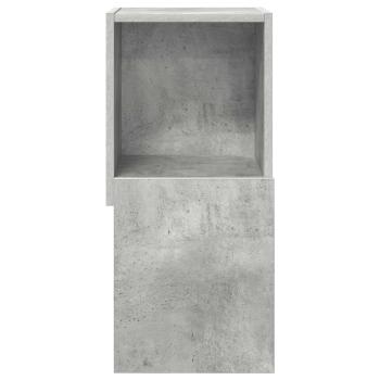 Eckschrank 30,5x30x65cm Holzwerkstoff Betongrau