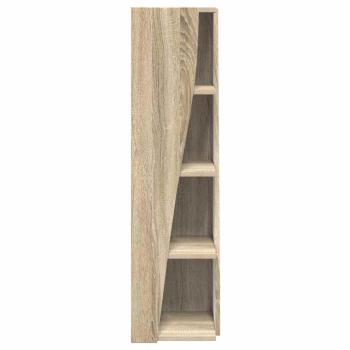Eckschrank Weiß 27,5x27x102cm Holzwerkstoff