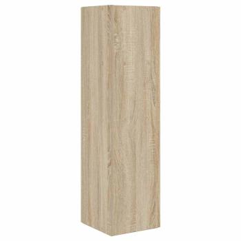 Eckschrank Weiß 27,5x27x102cm Holzwerkstoff