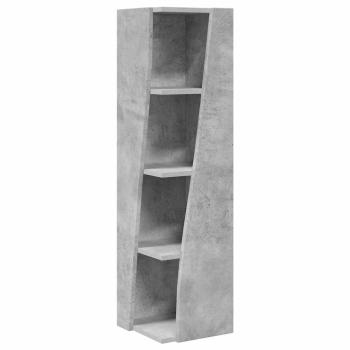 ARDEBO.de - Eckschrank Weiß 27,5x27x102cm Holzwerkstoff
