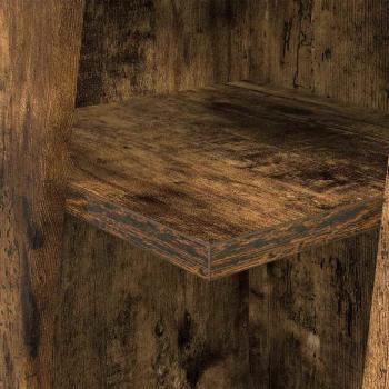 Eckschrank Weiß 27,5x27x102cm Holzwerkstoff