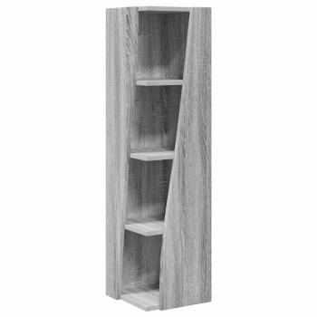 Eckschrank Weiß 27,5x27x102cm Holzwerkstoff