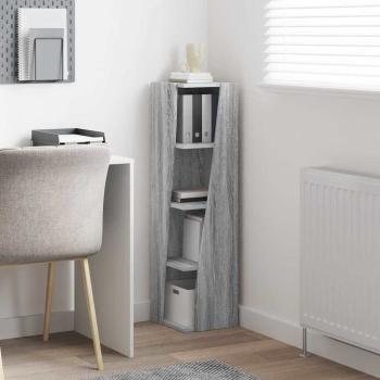 Eckschrank Weiß 27,5x27x102cm Holzwerkstoff