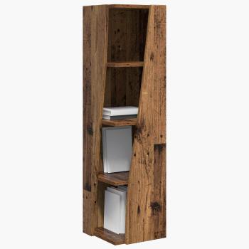 Eckschrank 27,5x27x102cm Holzwerkstoff Altholz