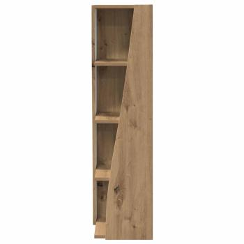 Eckschrank Weiß 27,5x27x102cm Holzwerkstoff