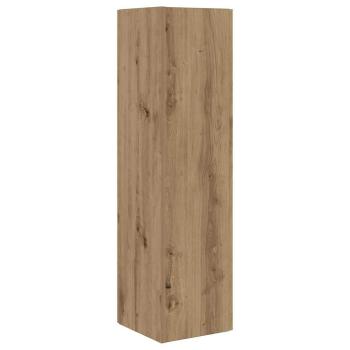 Eckschrank Weiß 27,5x27x102cm Holzwerkstoff