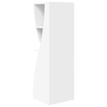 Eckschrank Weiß 32x32x102cm Holzwerkstoff