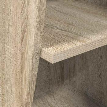 Eckschrank Weiß 32x32x102cm Holzwerkstoff