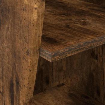 Eckschrank Weiß 32x32x102cm Holzwerkstoff