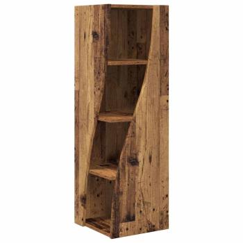 Eckschrank Weiß 32x32x102cm Holzwerkstoff