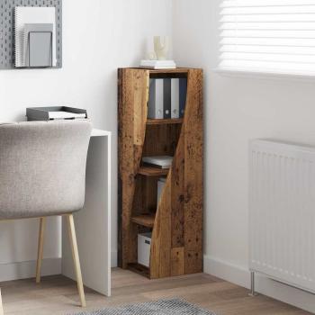 Eckschrank Weiß 32x32x102cm Holzwerkstoff