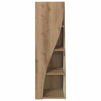 Eckschrank Weiß 32x32x102cm Holzwerkstoff