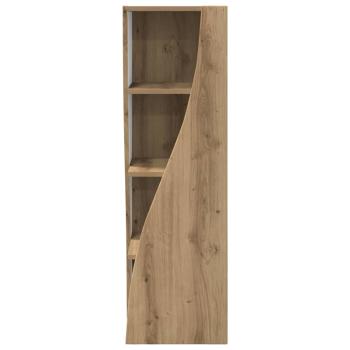 Eckschrank Weiß 32x32x102cm Holzwerkstoff