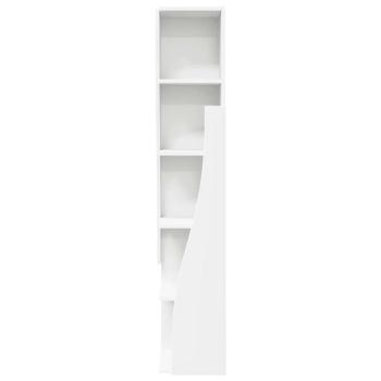 Eckschrank Weiß 27,5x27x140cm Holzwerkstoff