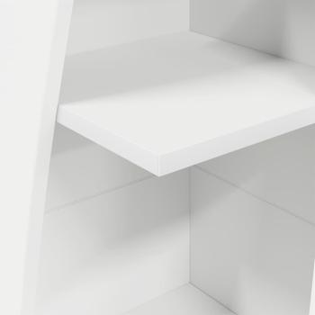 Eckschrank Weiß 27,5x27x140cm Holzwerkstoff