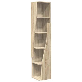 Eckschrank Weiß 27,5x27x140cm Holzwerkstoff