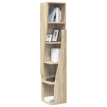 Eckschrank Weiß 27,5x27x140cm Holzwerkstoff