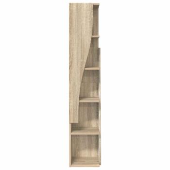 Eckschrank Weiß 27,5x27x140cm Holzwerkstoff