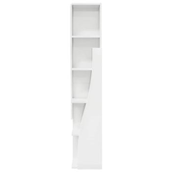 Eckschrank Weiß 27,5x27x140cm Holzwerkstoff