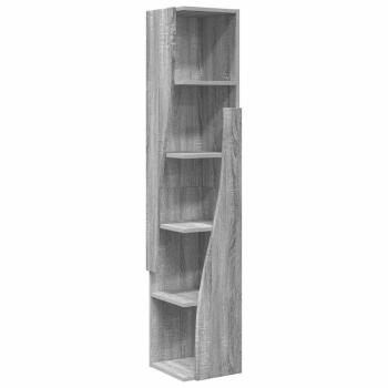 Eckschrank Weiß 27,5x27x140cm Holzwerkstoff