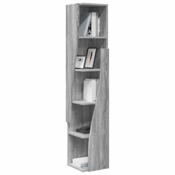 Eckschrank Weiß 27,5x27x140cm Holzwerkstoff