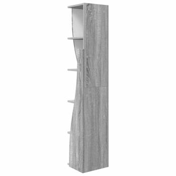 Eckschrank Weiß 27,5x27x140cm Holzwerkstoff