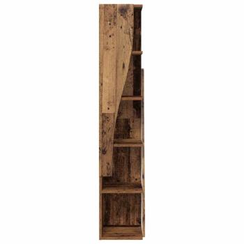 Eckschrank Weiß 27,5x27x140cm Holzwerkstoff