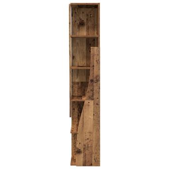 Eckschrank Weiß 27,5x27x140cm Holzwerkstoff